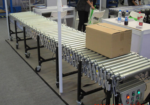 伸縮輥筒輸送機(jī)運(yùn)行圖,m.paralobi.com